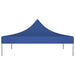 Party Tent Roof 2x2 m Blue 270 G/m² Toptti