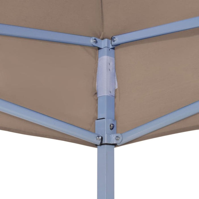 Party Tent Roof 2x2 m Taupe 270 G/m² Toptat