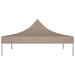 Party Tent Roof 2x2 m Taupe 270 G/m² Toptat