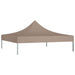 Party Tent Roof 2x2 m Taupe 270 G/m² Toptat