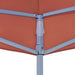 Party Tent Roof 2x2 m Terracotta 270 G/m² Toptal