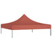 Party Tent Roof 2x2 m Terracotta 270 G/m² Toptal