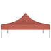 Party Tent Roof 2x2 m Terracotta 270 G/m² Toptal