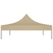 Party Tent Roof 4.5x3 m Beige 270 G/m² Toptll