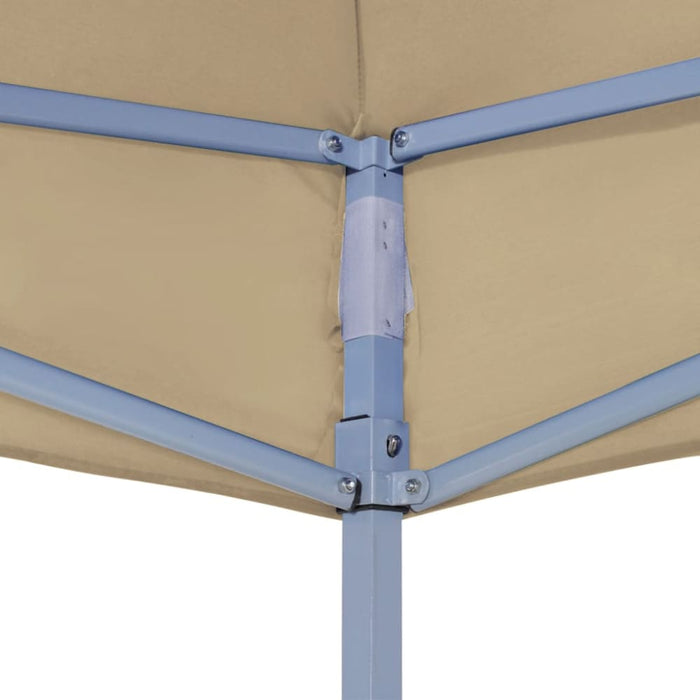 Party Tent Roof 4.5x3 m Beige 270 G/m² Toptll