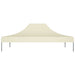 Party Tent Roof 4.5x3 m Cream 270 G/m² Toptlx