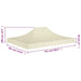 Party Tent Roof 4.5x3 m Cream 270 G/m² Toptlx