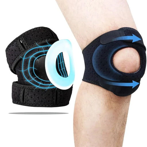 1pc Patella Knee Strap With Gel Pad For Pain Arthritis