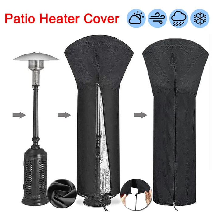 Patio Heater Cover Heavy Duty Waterproof Gas Pyramid