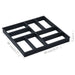 Pavement Moulds 2 Pcs 40x40x4 Cm Plastic Anlob