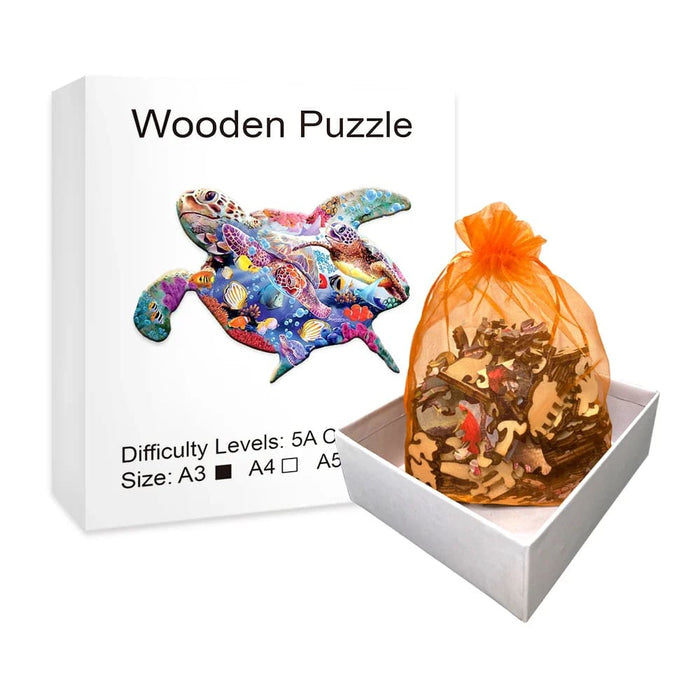 Peacock Tai Chi Wooden Puzzle For Kids