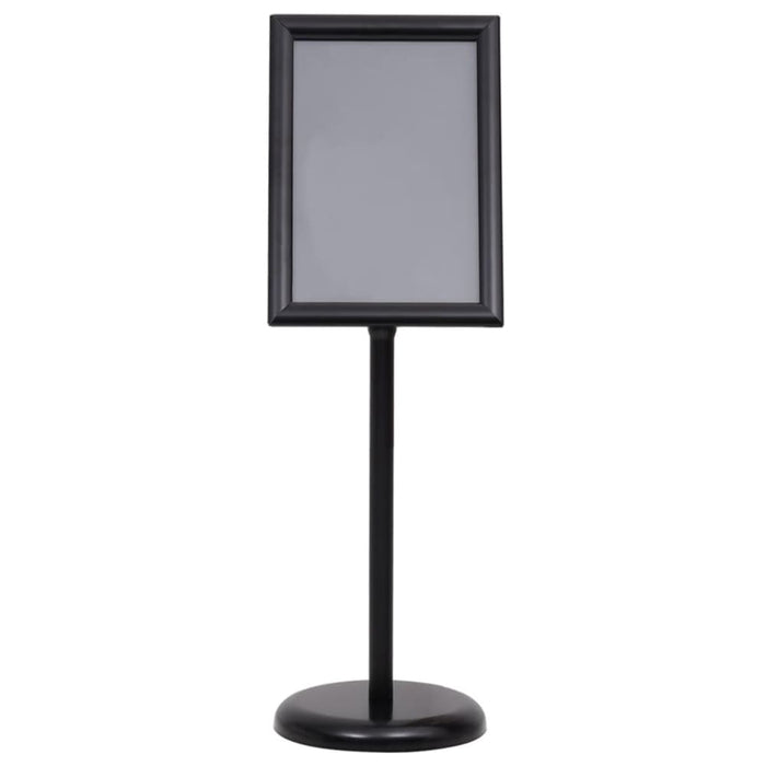 A3 Pedestal Poster Stand Black Aluminium Alloy Poxbl