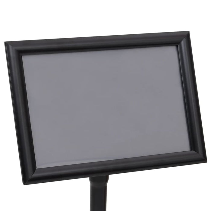 A3 Pedestal Poster Stand Black Aluminium Alloy Poxbl