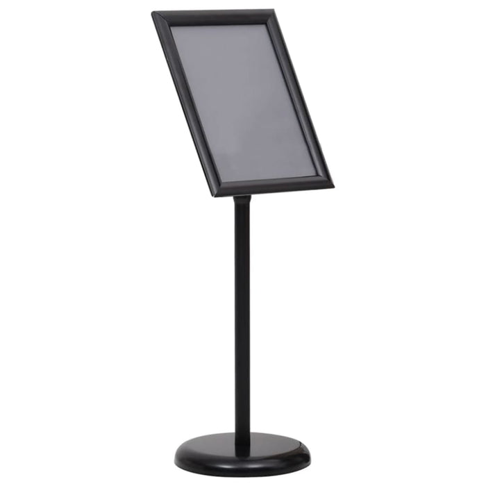 A3 Pedestal Poster Stand Black Aluminium Alloy Poxbl