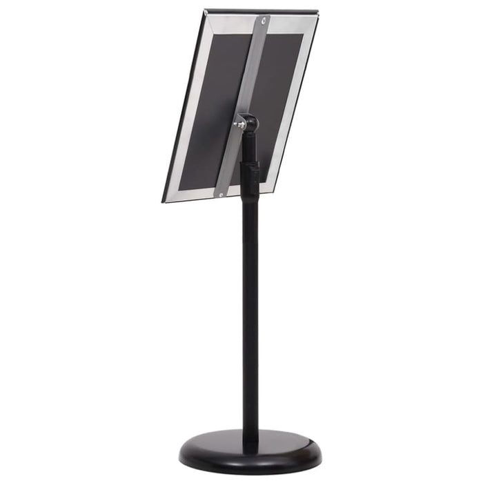 A3 Pedestal Poster Stand Black Aluminium Alloy Poxbl