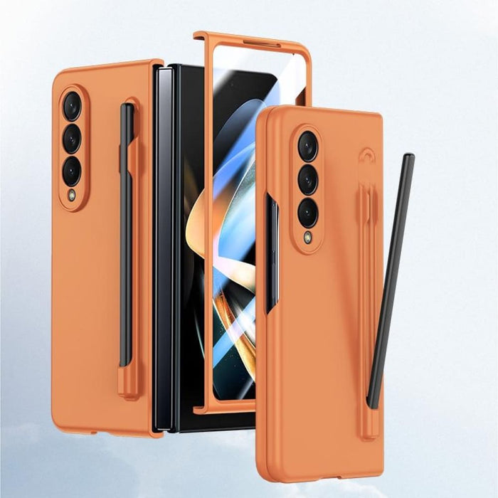 Pen Integrated Skin Feel Phone Case And Box For Samsung