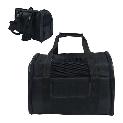 Pet Backpack by Gloria Kangaroo Black 41 x 30 21 Cm