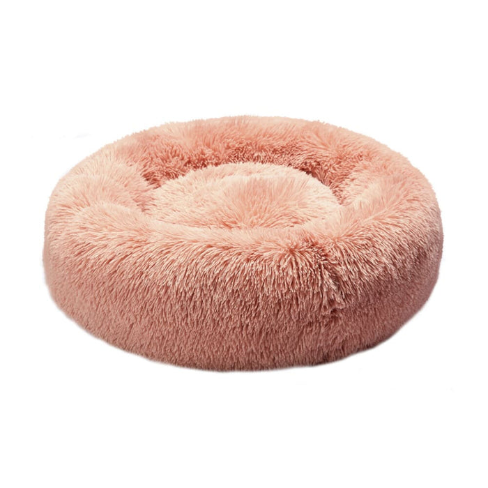 Pet Bed Cat Dog Donut Nest Calming Kennel Cave Deep