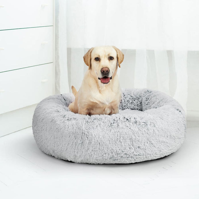 Goslash Picks Pet Bed Cat Dog Donut Nest Calming Mat Soft