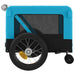 Pet Bike Trailer Blue And Black Oxford Fabric Iron Ktktx