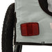 Pet Bike Trailer Grey and Black Oxford Fabric Iron Ktkti