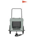 Pet Bike Trailer Grey and Black Oxford Fabric Iron Ktkti