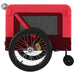 Pet Bike Trailer Red And Black Oxford Fabric Iron Ktkat