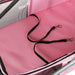 Goslash Picks Pet Stroller Dog Cat Carrier Foldable Pink