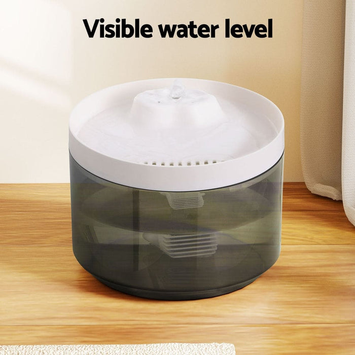 Pet Water Fountain Dispenser Filter Dog Cat Drinking