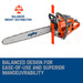 Petrol Commercial Chainsaw 22 Bar E-start Tree Pruning