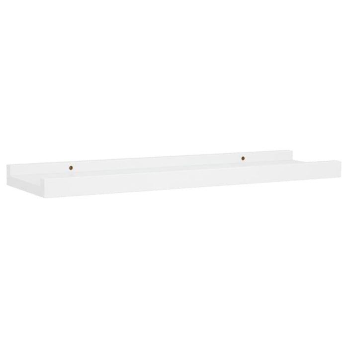 Picture Frame Ledge Shelves 2 Pcs White Mdf Txtkxn