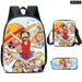 One Piece Luffy Schoolbag Set