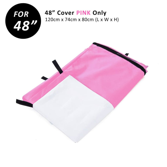 Pink Cage Cover Enclosure For Wire Dog Crate 48in