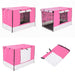 Pink Cage Cover Enclosure For Wire Dog Crate 48in