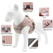 Plaid Dog Harness With Leash And Collar Set