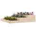 Planter 107x107x27 Cm Solid Wood Pine Nxtkot