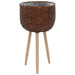 Planter 3 Pcs Wicker with Pe Lining Xalnxi