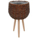 Planter 3 Pcs Wicker with Pe Lining Xalnxi