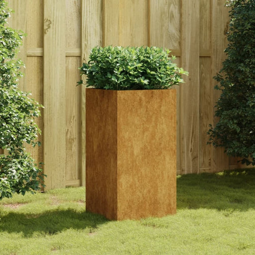 Planter 40x40x80 Cm Corten Steel Nxapxa