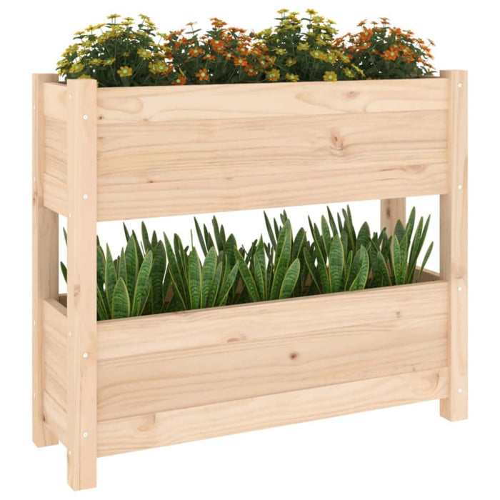 Planter 77x25x66 Cm Solid Wood Pine Nxtkao