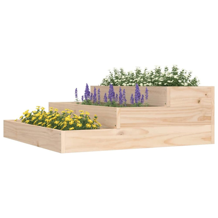 Planter 78x78x27 Cm Solid Wood Pine Nxtkbl