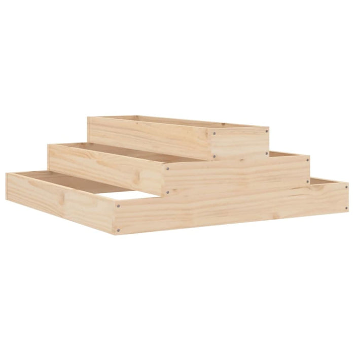 Planter 80x80x27 Cm Solid Wood Pine Nxtnkx