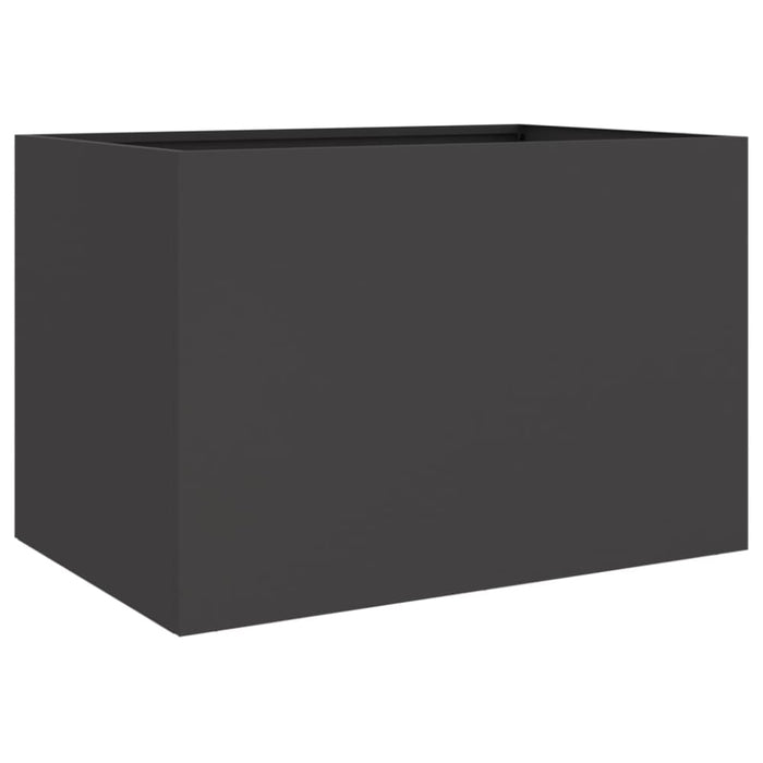 Planter Black 62x47x46 Cm Cold-rolled Steel Naolbo