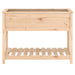 Planter With Shelf 111.5x54x81 Cm Solid Wood Pine Nxtini