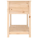 Planter With Shelf 111.5x54x81 Cm Solid Wood Pine Nxtini