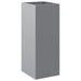 Planter Silver 32x27.5x75 Cm Galvanised Steel Naopil