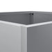 Planter Silver 32x27.5x75 Cm Galvanised Steel Naopil