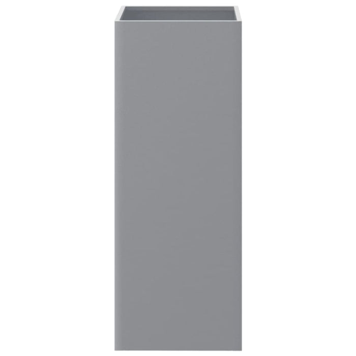 Planter Silver 32x27.5x75 Cm Galvanised Steel Naopil