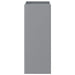 Planter Silver 32x27.5x75 Cm Galvanised Steel Naopil