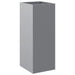 Planter Silver 32x27.5x75 Cm Galvanised Steel Naopil